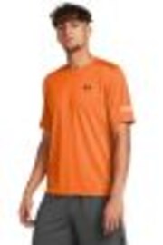Under Armour Orange Tech Short Sleeve Crew T-Shirt - Image 1 of 1
