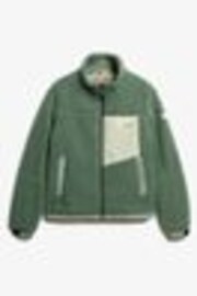 Superdry Laurel Khaki Fleece Trekker Jacket - Image 1 of 1