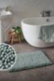 Sage Green Super Plush Bath Bobble Mat - Image 1 of 1