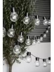 Black 40 Warm White LED Outdoor Festoon Line Lights 9.8M - Image 1 of 1