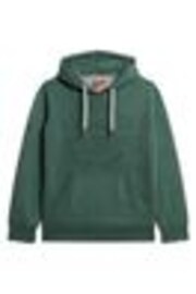 Superdry Buck Green Marl Embossed Logo Graphic Hoodie - Image 1 of 1