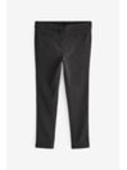Black Longer Length School Skinny Stretch Trousers (3-18yrs) - Image 1 of 1