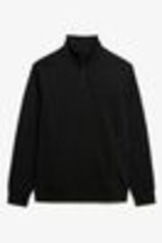 Superdry Black Dark Moss Green Tech Loose Half Zip Sweatshirt - Image 1 of 1