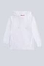 Pineapple White Womens Longline Hoodie - Image 1 of 1
