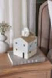 Natural Ceramic House Tissue Box - Image 1 of 1