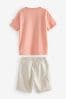 pcs Toddler Boy Faux-two Plaid Splice Letter Print Hoodie Sweatshirt and Pants Set