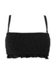 Pour Moi Charcoal Black Strapless Free Spirit Bikini Top - Image 1 of 1