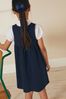 kids striped knitted lavaggio dress