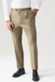 Neutral Relaxed Fit Stripe Suit: Trousers - Image 1 of 1