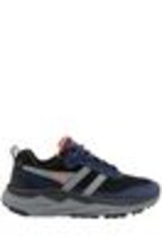 Gola Black Merik ATR Mesh Lace-Up Mens Running Trainers - Image 1 of 1