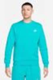Nike Cactus Blue Club Crew Sweatshirt - Image 1 of 1