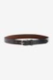 Navy Regular Leather Belt - Image 1 of 1