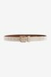 Bone Regular Leather Belt - Image 1 of 1