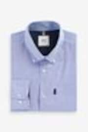Blue Slim Fit Button Down Easy Iron Oxford Shirt - Image 1 of 1