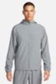 Nike Grey Dri-FIT Form Hooded Training Jacket - Image 1 of 1