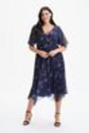 Scarlett & Jo Navy Blue Julie Hanky Hem Dress - Image 1 of 1