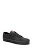 This black version sports a nylon upper with tonal suede overlays and Vans classic contrasting