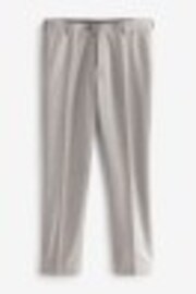 Taupe Slim Wool Blend Donegal Suit: Trousers - Image 1 of 1
