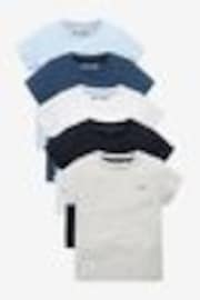 Blue Short Sleeve T-Shirts 5 Pack (3mths-7yrs) - Image 1 of 1