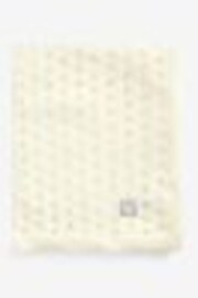 The Little Tailor Cream 100% Cotton Pointelle Baby Blanket - Image 1 of 1