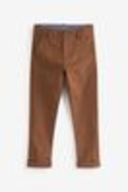 Ginger/Tan Brown Skinny Fit Stretch Chino Trousers (3-17yrs) - Image 1 of 1