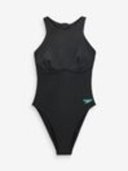 Speedo Racer Zip Swimsuit with Built in Swim Bra - Image 1 of 1