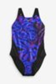 Speedo Blue All-Over Digital Record Breaker Swimsuit - Image 1 of 1