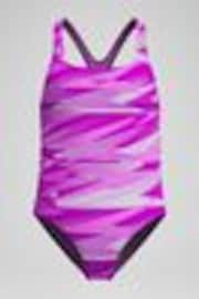 Speedo Pink Hyper Boom Allover Medalist Swimsuit - Image 1 of 1
