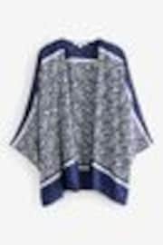 Navy Floral Short Kimono Cover-Up - Image 1 of 1