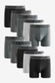 Grey Rich Trunk Boxers 10 Pack - Image 1 of 1