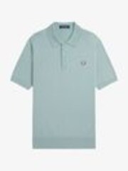 Fred Perry Cotton Knitted Polo Shirt - Image 1 of 1