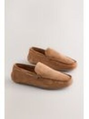 Suede Tan Brown Wide Fit (G) Loafers - Image 1 of 1