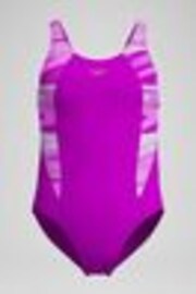 Speedo Pink Hyperboom Splice Muscleback Swimsuit - Image 1 of 1