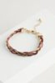 Gold Tone Plaited Bracelet - Image 1 of 1