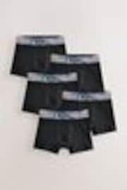 Black with Wizzy Waistband Trunks 5 Pack (1.5-16yrs) - Image 1 of 1
