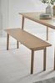 Cox & Cox Natural Oslo Oak Long Bench - Image 1 of 1