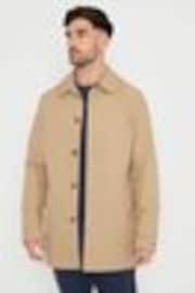 Threadbare Dark Stone Showerproof Longline Mac - Image 1 of 1