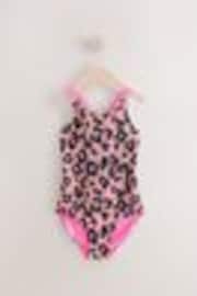 Animal Double Strap Swimsuit (3-16yrs) - Image 1 of 1