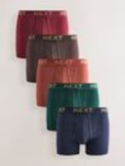 Rich Colour 5 Pack A-Front Boxers - Image 1 of 1