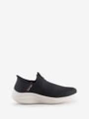 Skechers Black Wide Fit Ultra Flex 3.0 Smooth Step Slip-Ins Trainers - Image 1 of 1