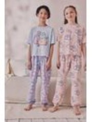 Blue/Pink Pusheen Joggers Pyjamas 2 Pack (6-14yrs) - Image 1 of 1