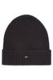 Tommy Hilfiger Black Cotton Cashmere Beanie - Image 1 of 1