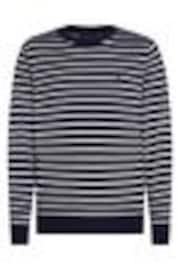 Tommy Hilfiger Blue Cotton Blend Jumper With Cashmere - Image 1 of 1