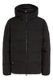 Tommy Hilfiger Black Down Hooded Puffer Jacket - Image 1 of 1