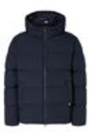 Tommy Hilfiger Blue Down Hooded Puffer Jacket - Image 1 of 1