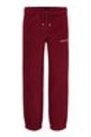 Tommy Hilfiger Burgundy Red Unisex Polar Fleece Joggers - Image 1 of 1