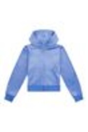 Negro cromo - Sudadera con capucha, cremallera y strass de Juicy Couture - Imagen 1 de 1