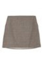 Albaray Check Mini Brown Skirt - Image 1 of 1