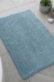 Catherine Lansfield Blue Bobble Bathmat - Image 1 of 1