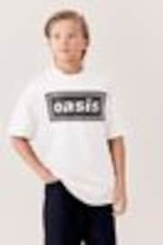 White Oasis Band T-Shirt (3-16yrs) - Image 1 of 1